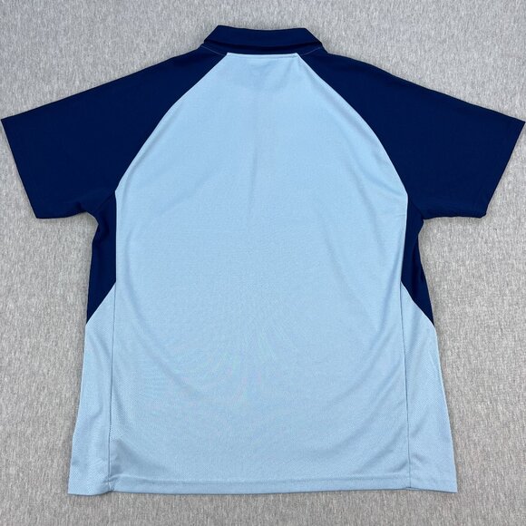 Castore Glasgow Rangers FC Polo Shirt Mens XL Blue Two-Tone 32Red Soccer Footy - Picture 3 of 10